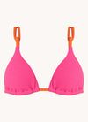 Seafolly Coco Beach - Fuchsia Rose - Slide Tri Bikini Top