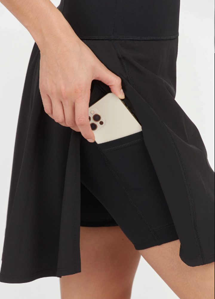 LaSculpte- Shaping 2 in 1 Skort with phone pocket