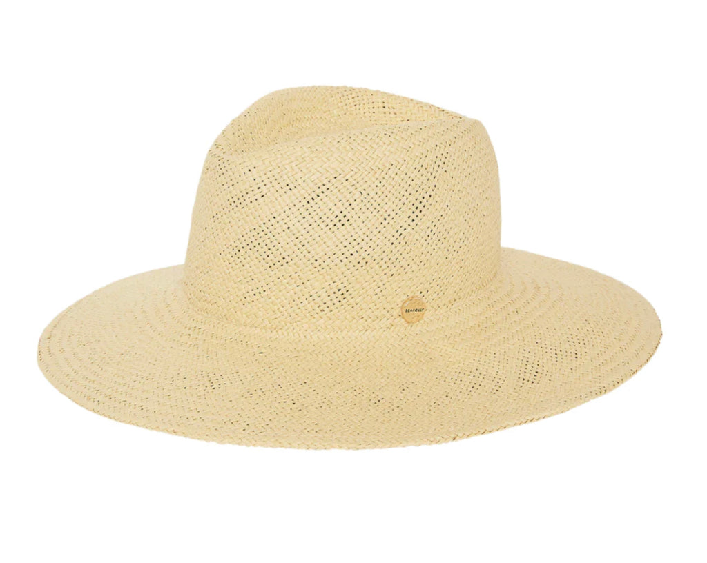 Seafolly Shady Lady Panama Hat - Oat