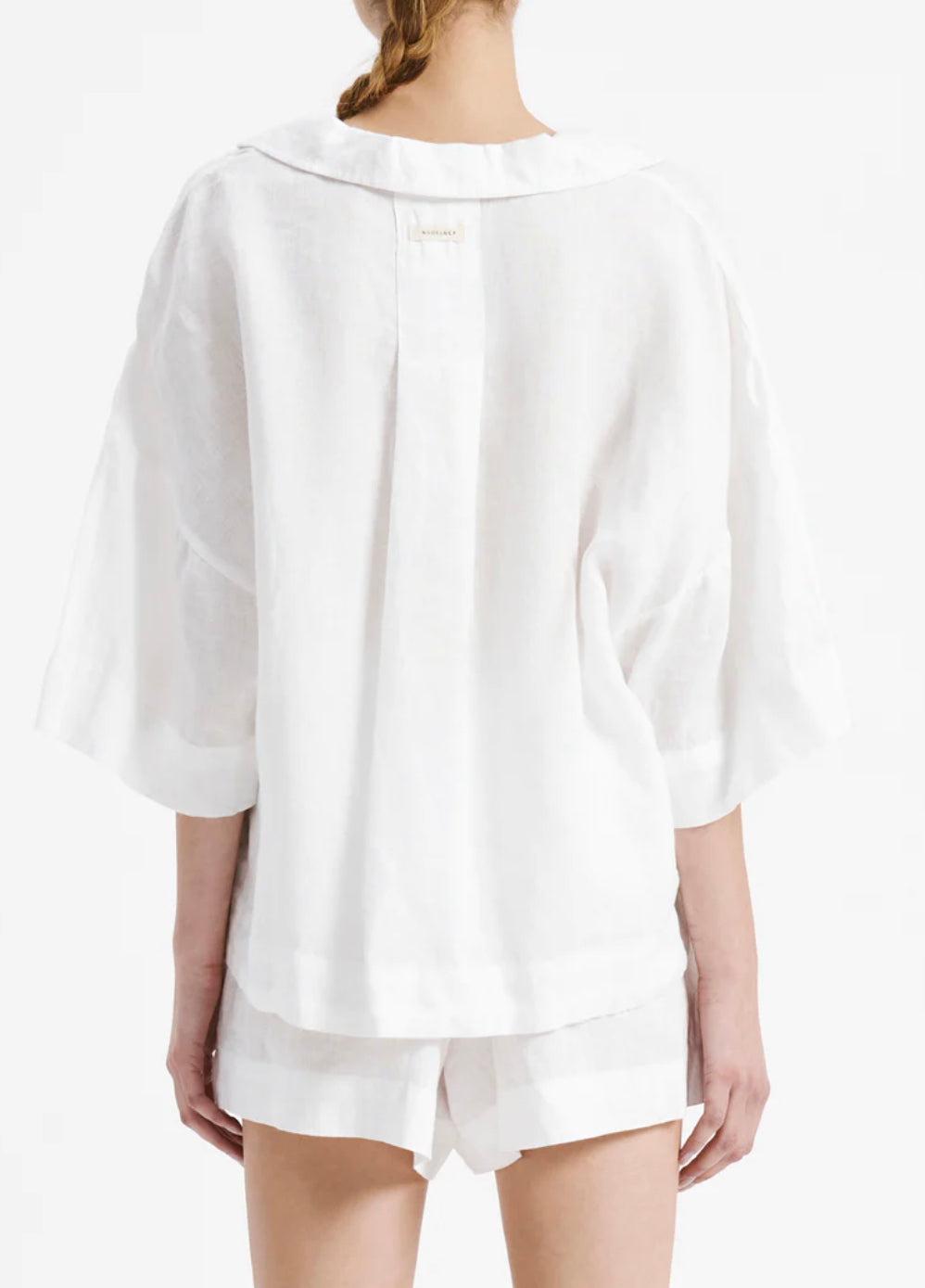 Nude Lucy The Lounge Linen Shirt - White