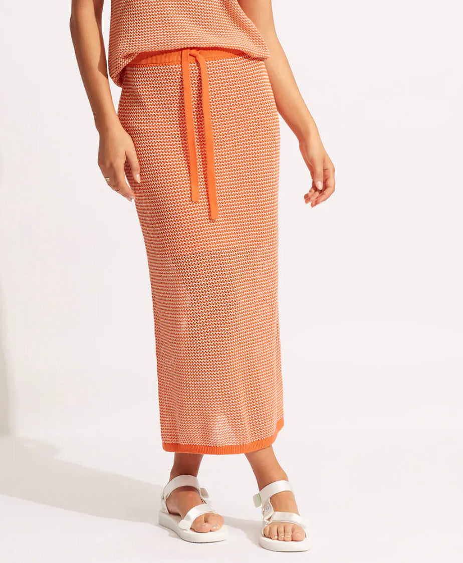 Seafolly Sunray Knit Skirt - Mandarin