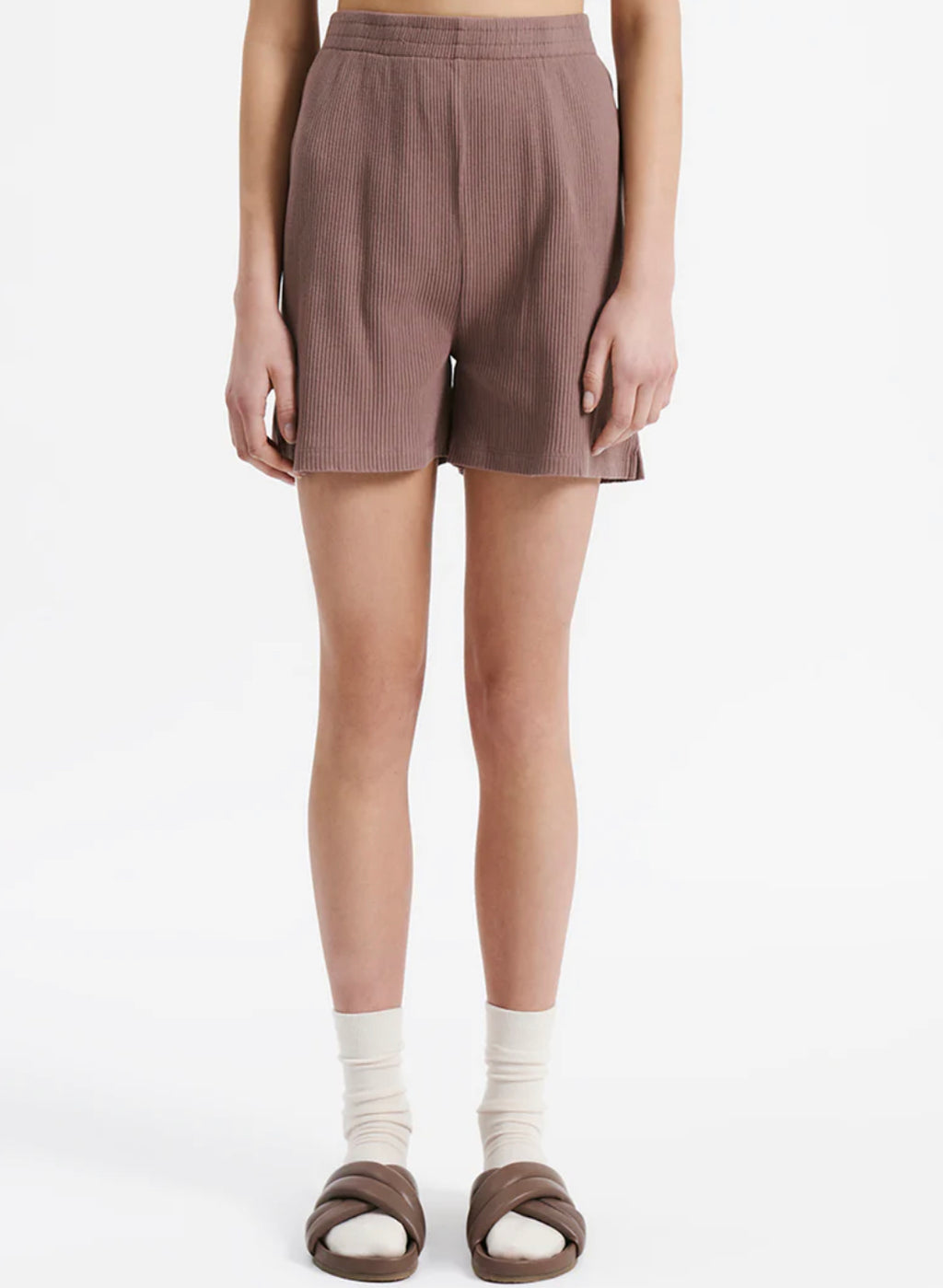 Nude Lucy Nude Ribbed Lounge Lounge Short Soot